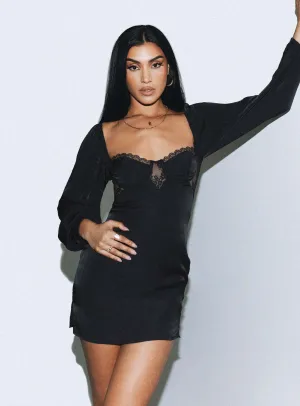 Teyana Mini Dress Black Trend Appeal