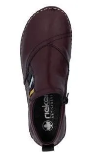 Comfort Lining Trail Exploration Rieker Ladies Boots 52584-30 brombeer