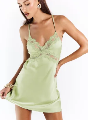 Treasure Mini Dress Sage Beach Moment Everyday Comfort