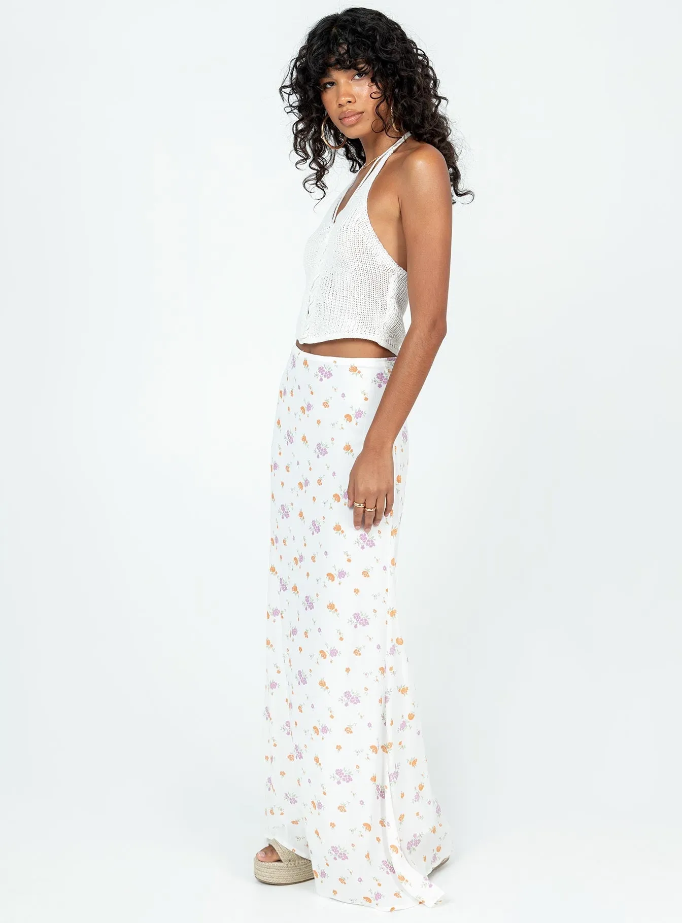 Curtis Maxi Skirt Multi Elegant Look
