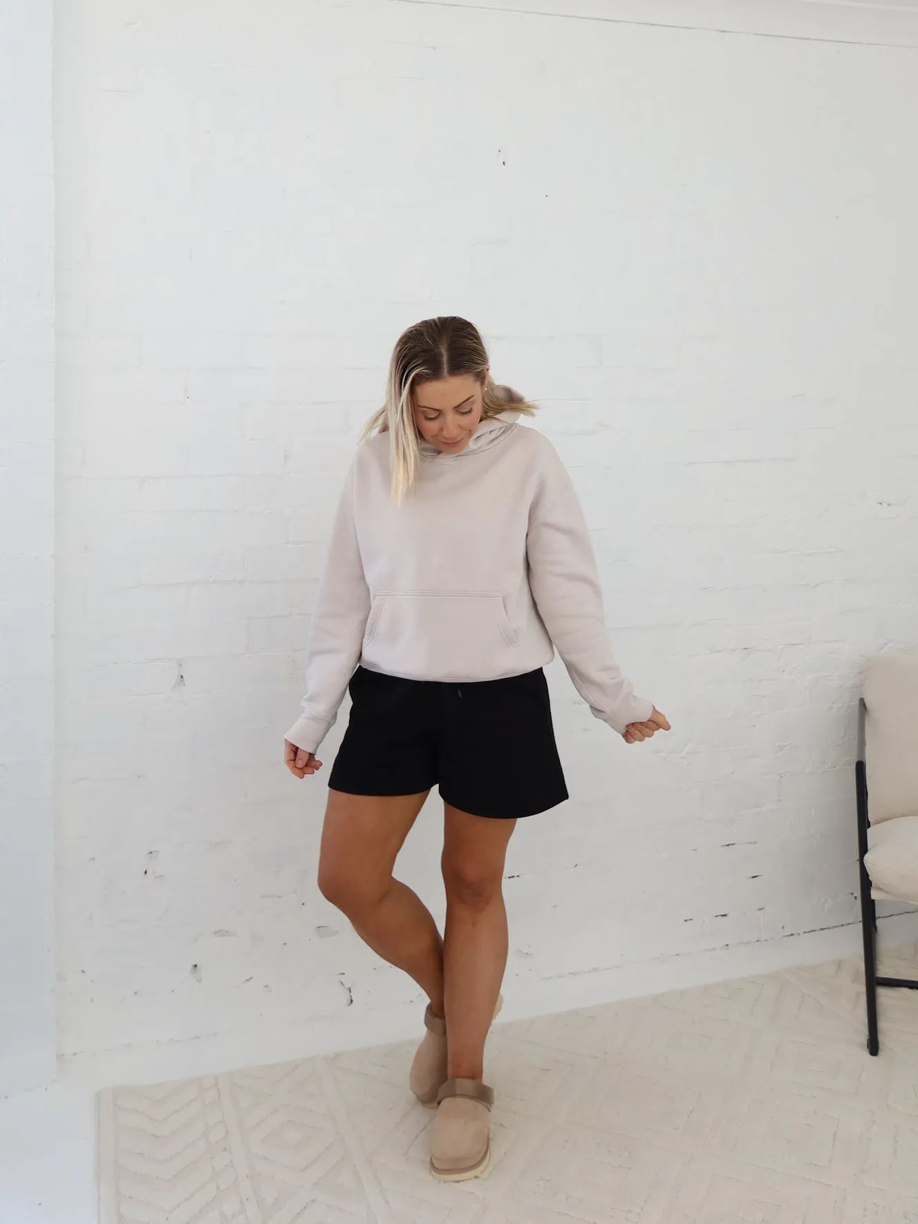 Comfy Mood Frankie Hoodie - Bone