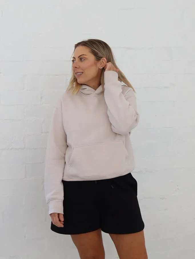 Frankie Hoodie - Bone Layered Fashion Relaxing Wear