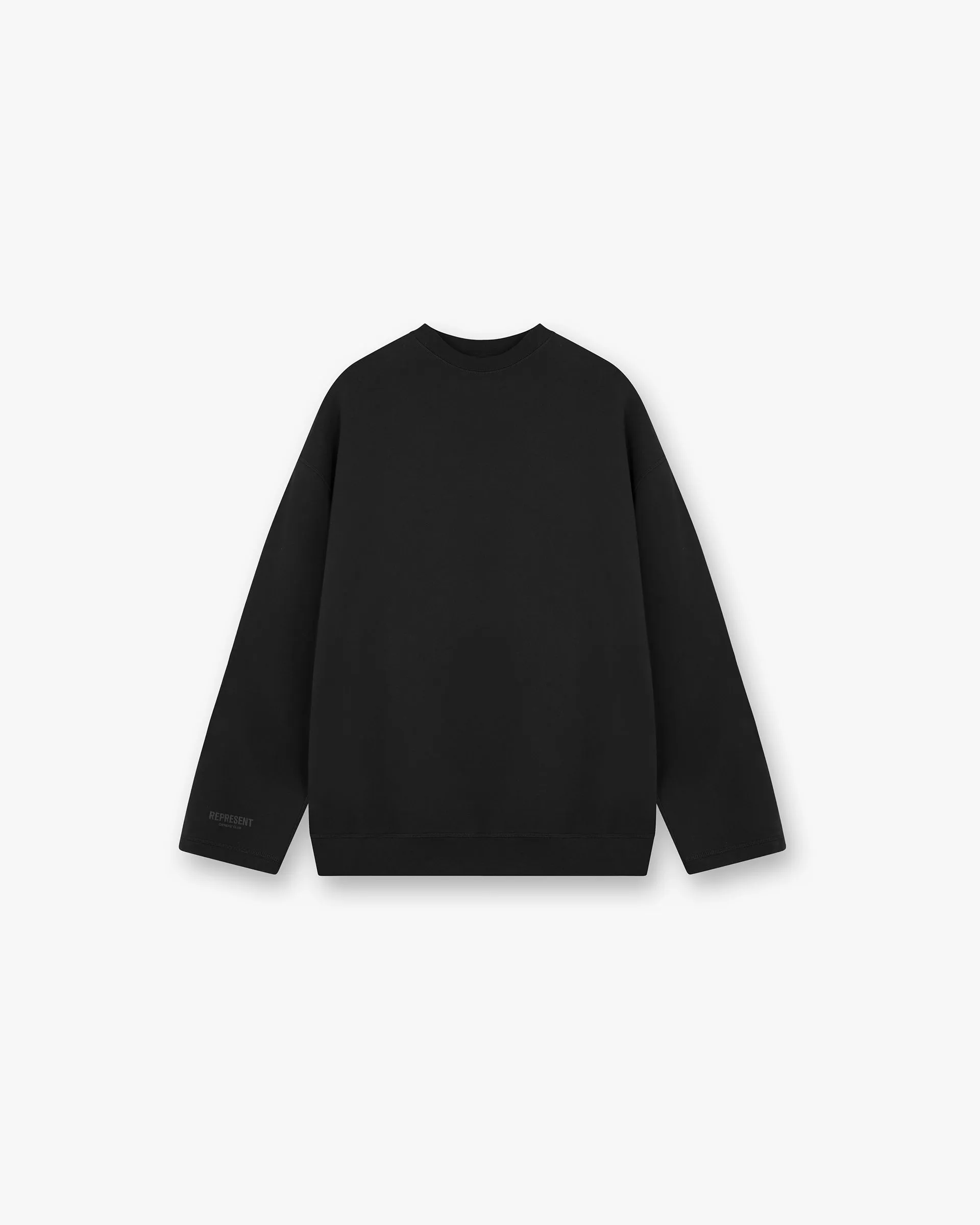 Elastic Owners Club Relaxed Sweater - Jet Black