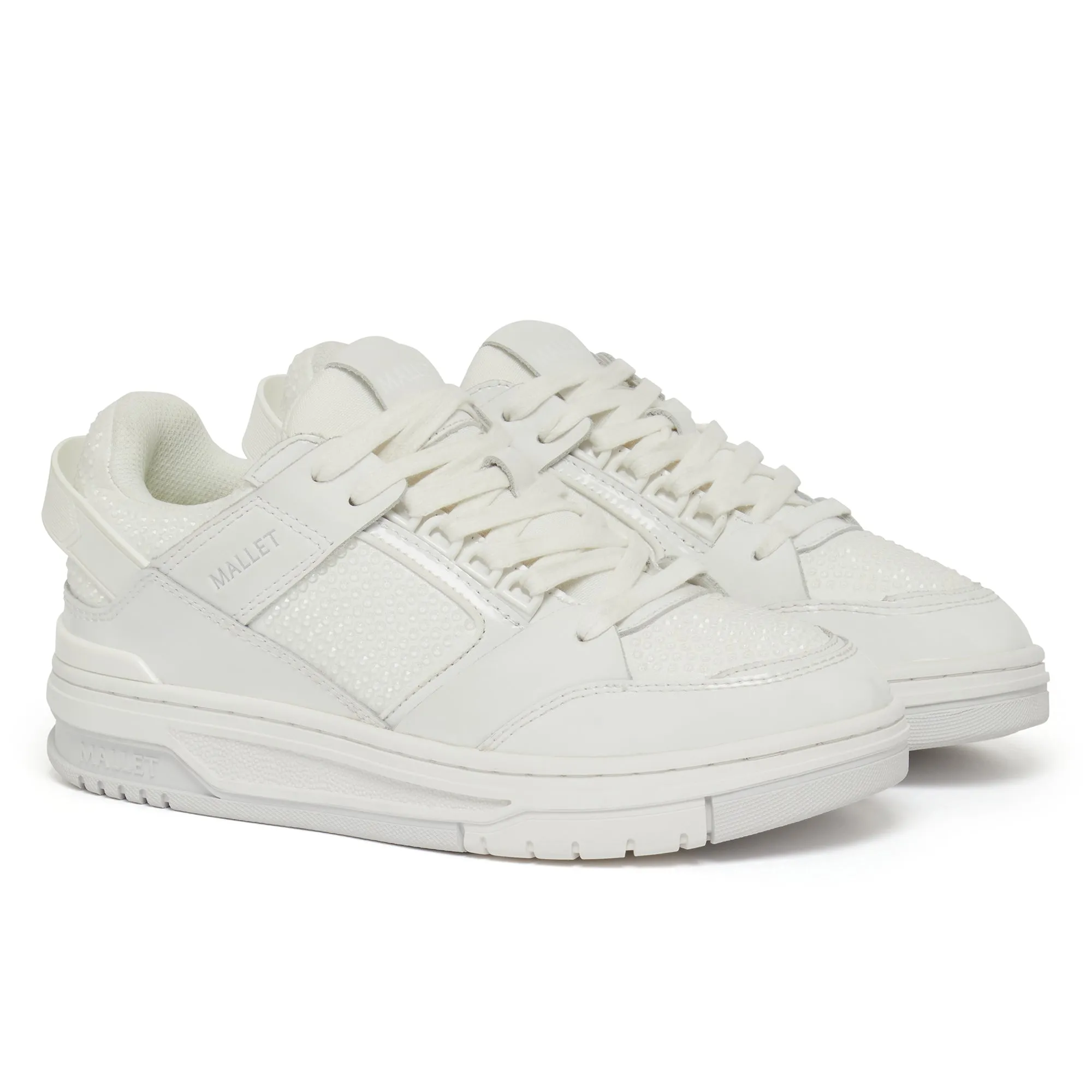 Compton Swarovski Triple White Womens Street Performance Fit