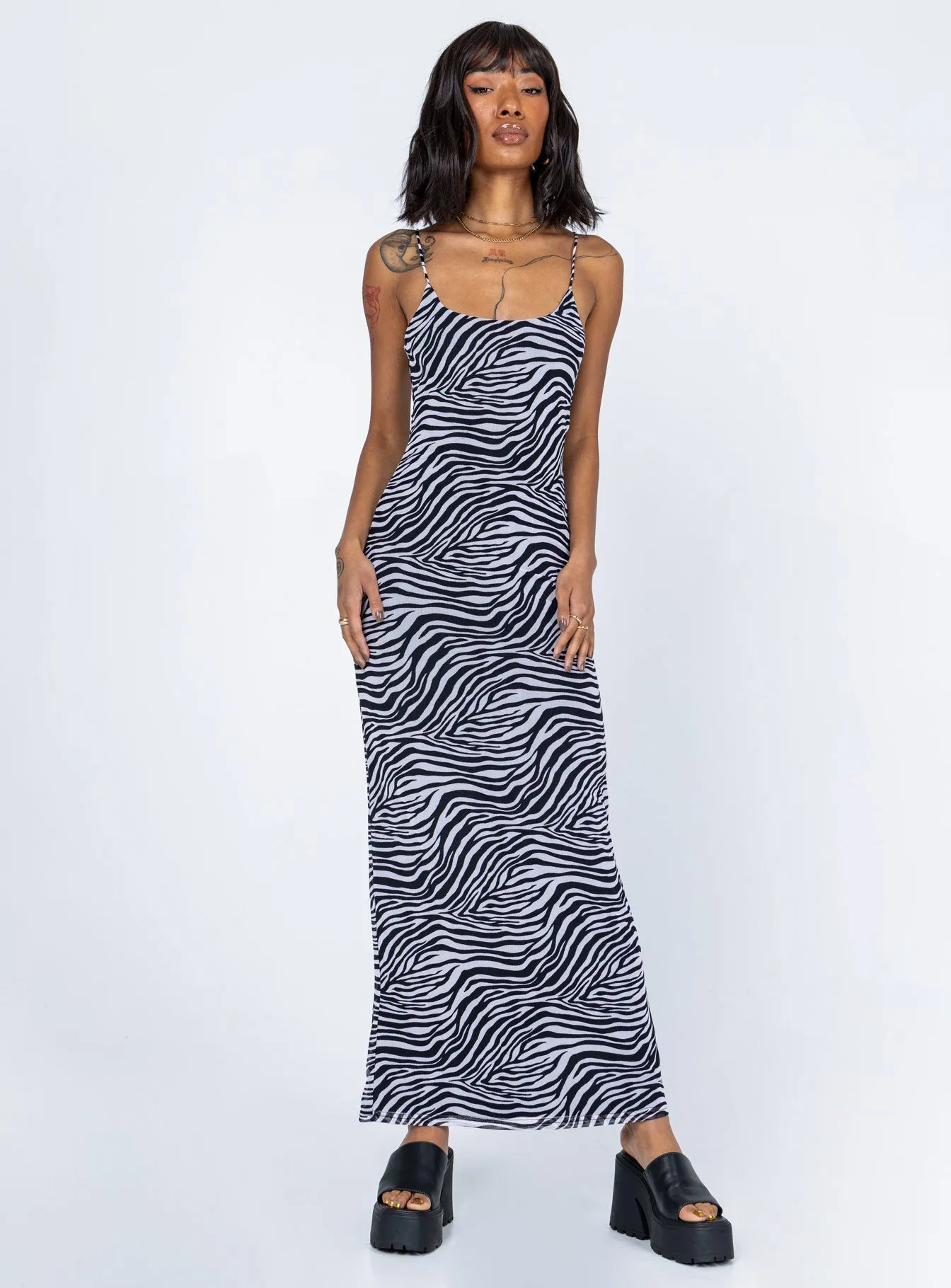 Knox Maxi Dress Zebra Chic Motion