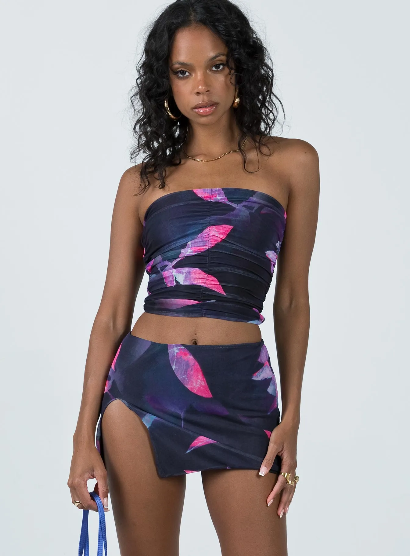 Holiday Travel Breezy Flow Tammin Mini Skirt Multi