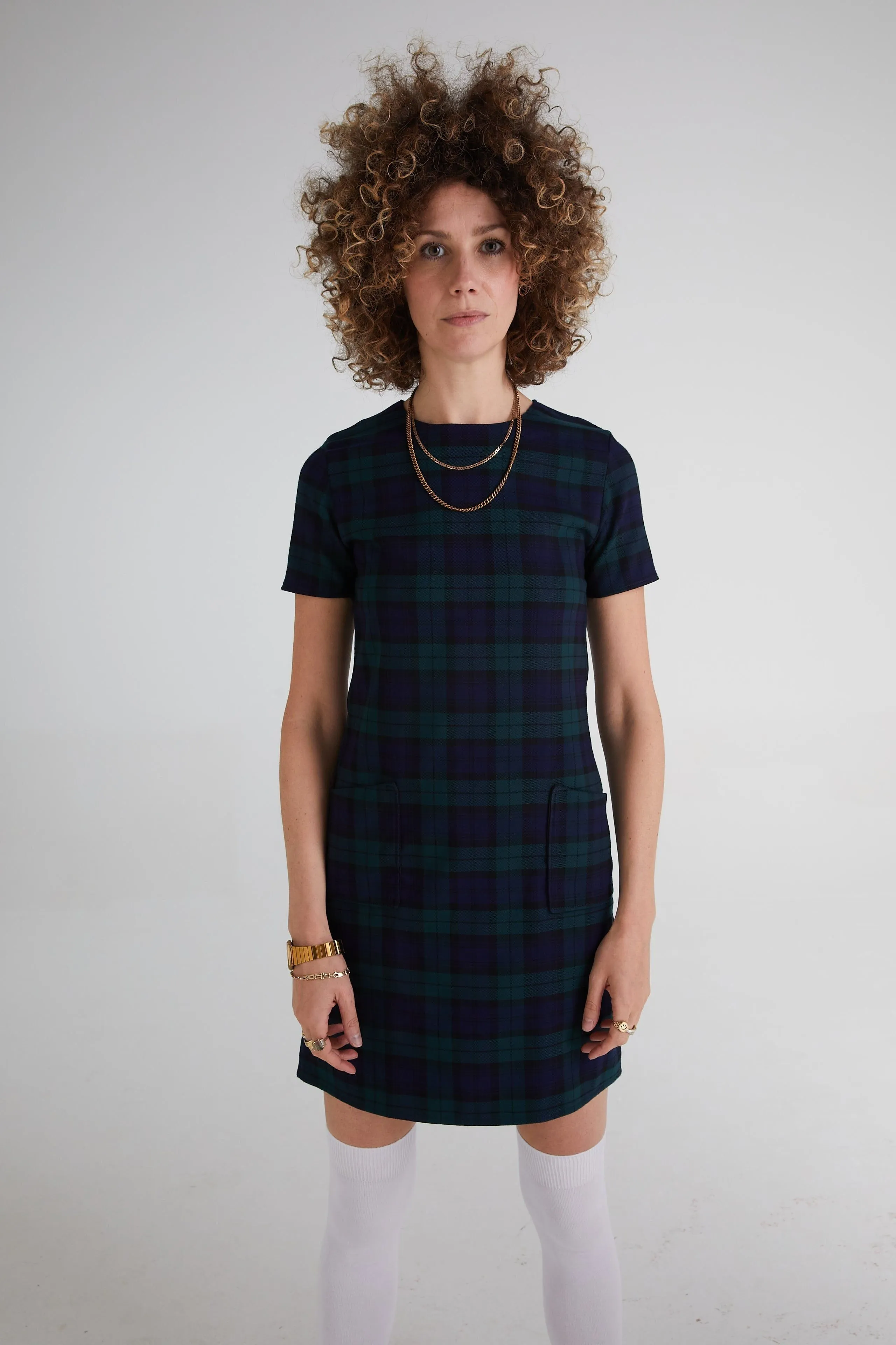 Made in England 'The Maggie' Tartan - Dress Tear-resistant