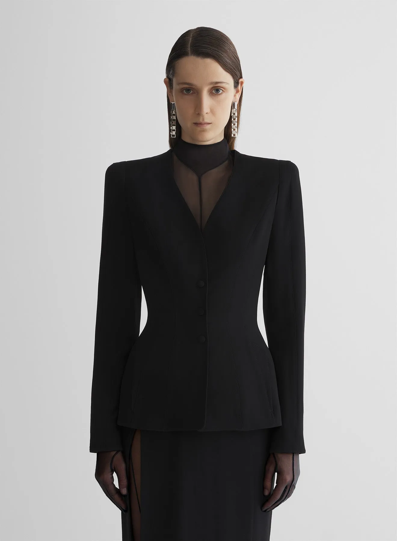 Lightweight Windbreaker Tech re/edit lingerie black jacket