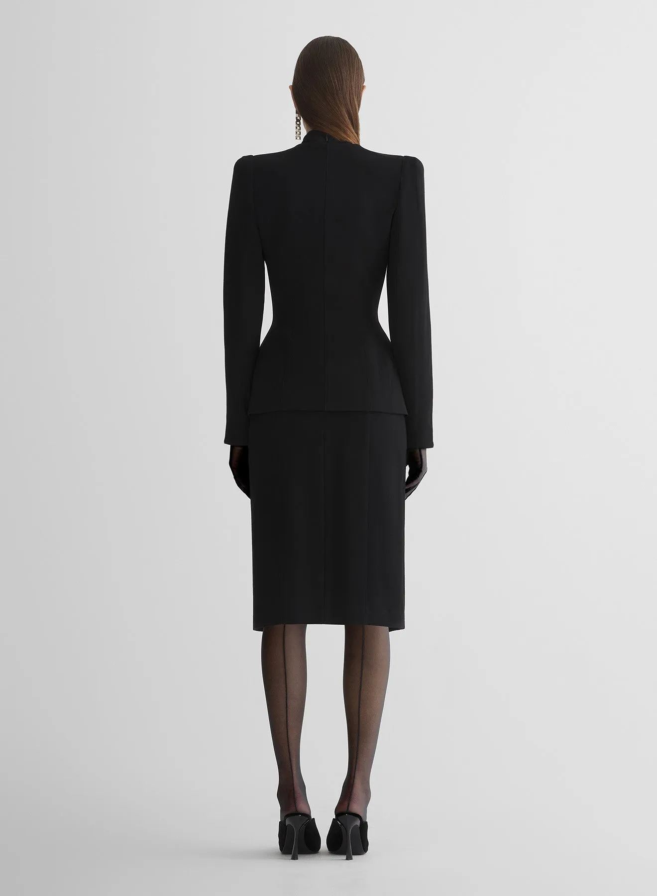 Climate Responsive Textile re/edit lingerie black jacket