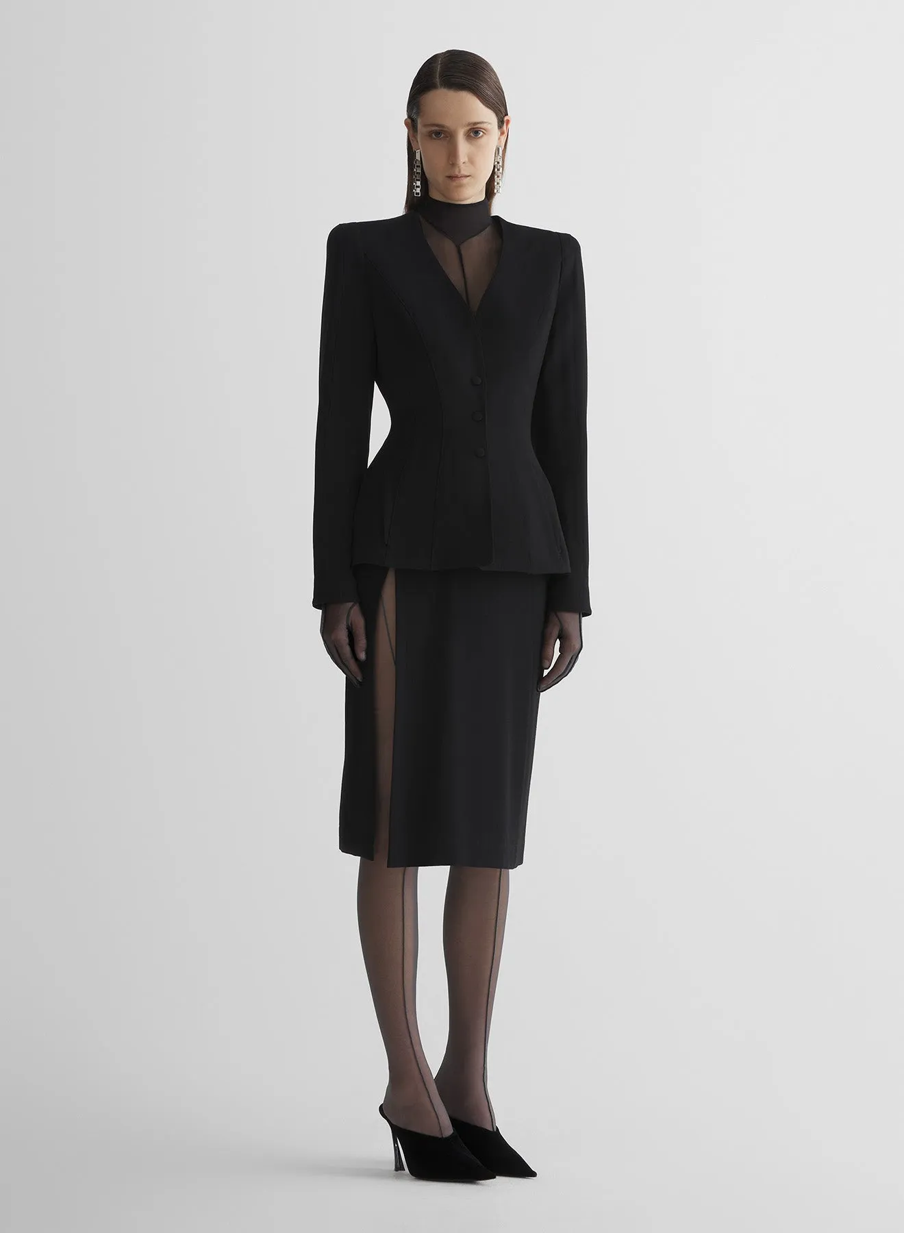 re/edit lingerie black jacket ReversibleStyle Comfy Fit