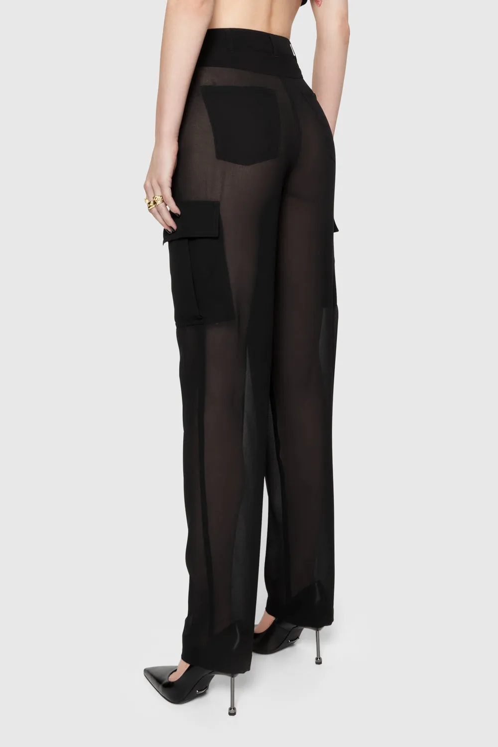 Presley Sheer Cargo Pant NonChafe