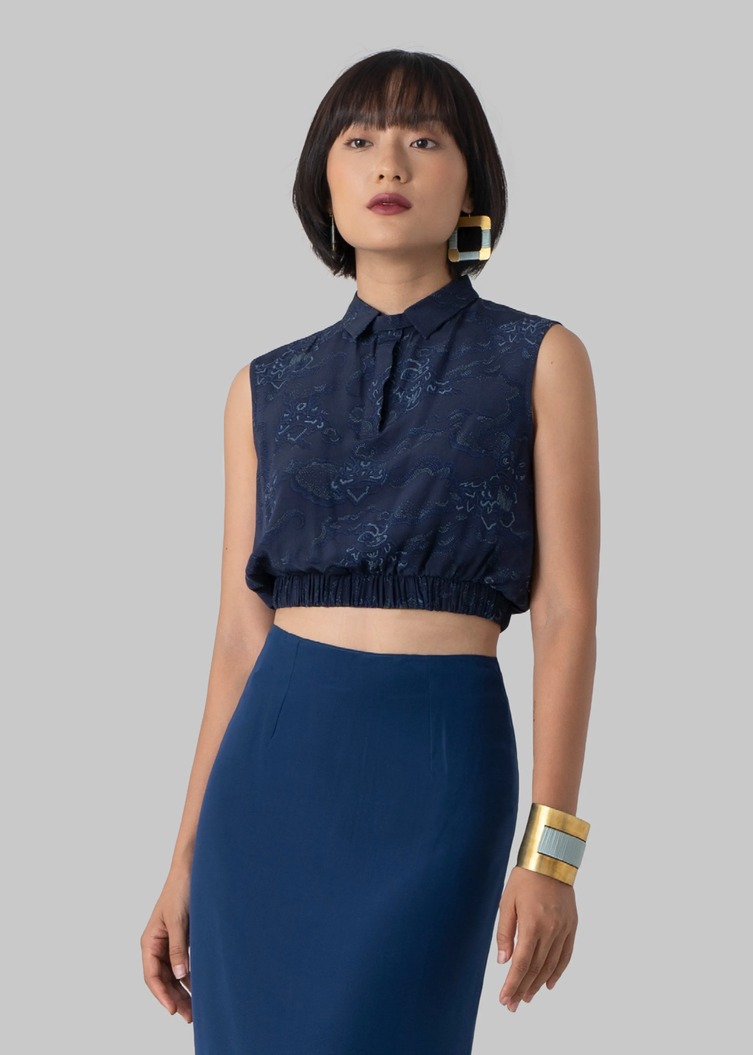 Recycled Polyester Blend RUBY - LEO NIGHT