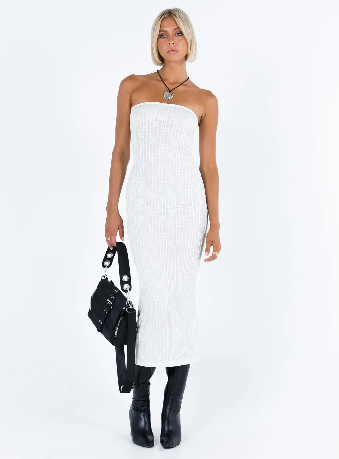 Contemporary Wear Lasance Maxi Dress White