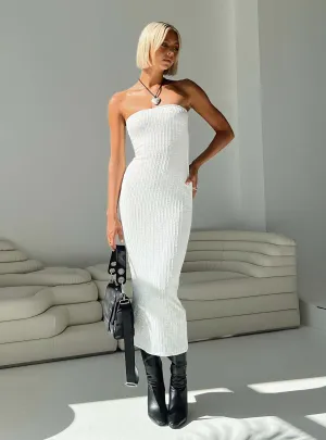 Timeless Trend Lasance Maxi Dress White