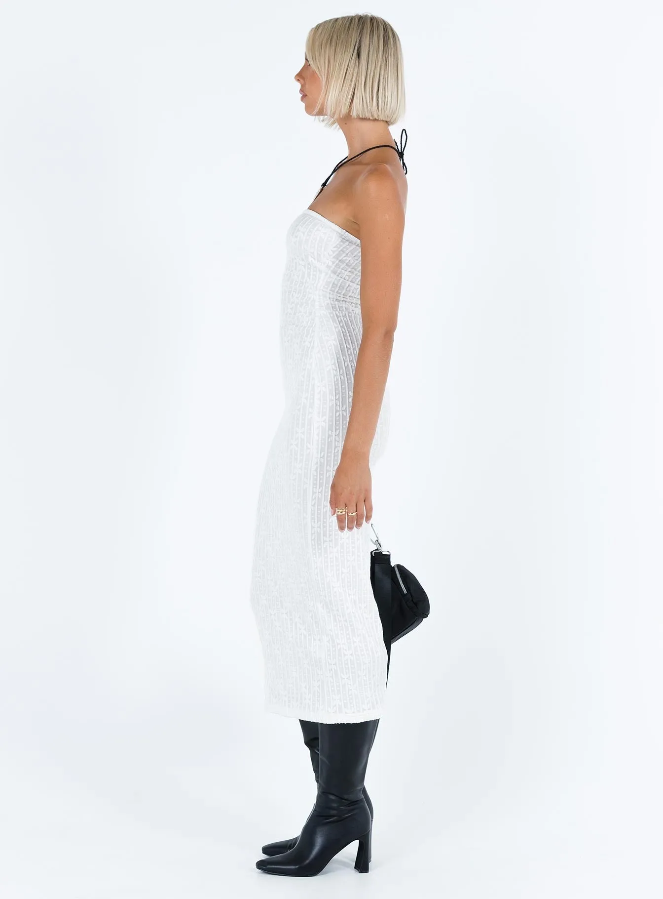 Trendy midi dress Lasance Maxi Dress White