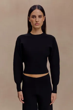 Ciaralee Cinched Waist Jumper - Black product home friendliness