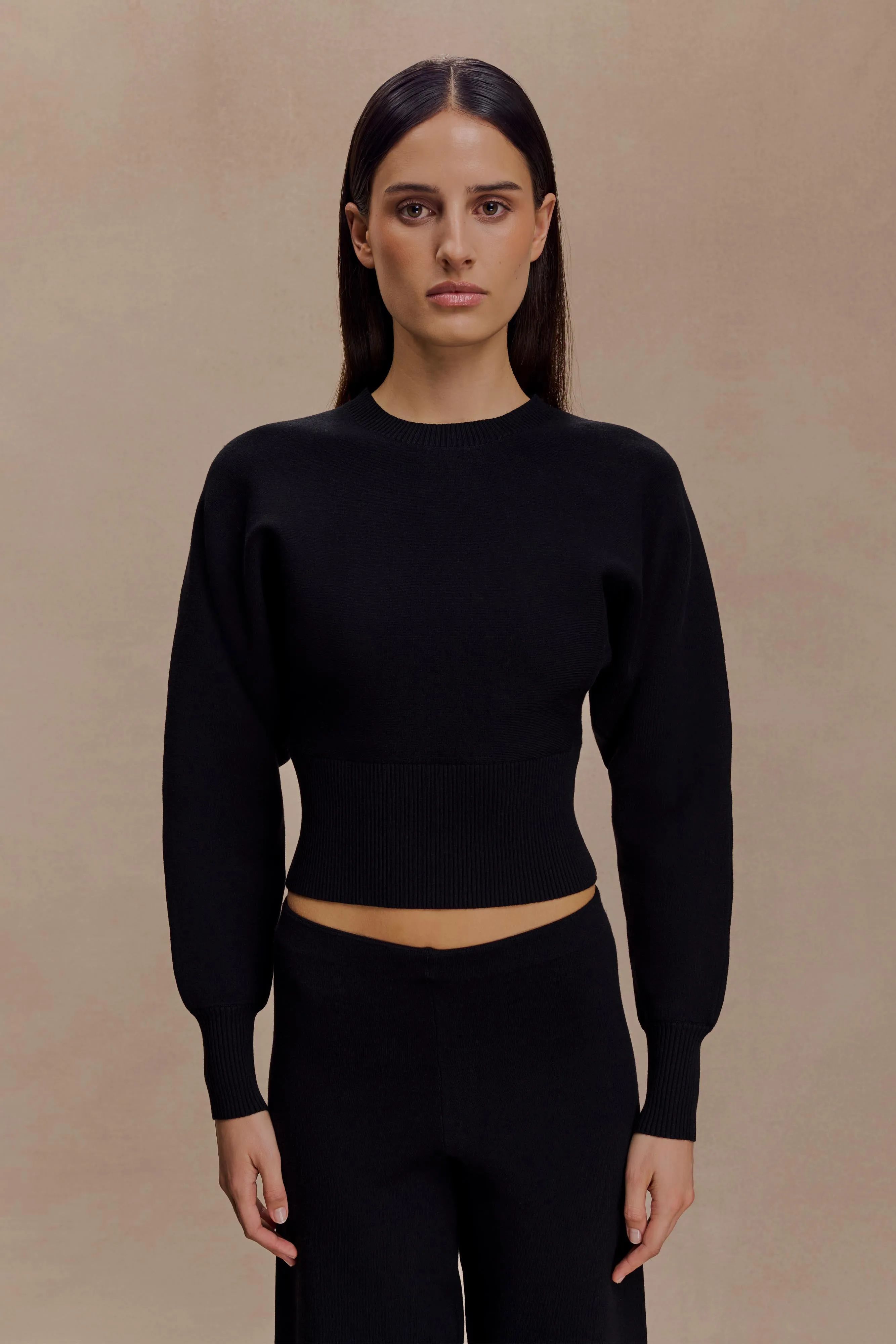 Ciaralee Cinched Waist Jumper - Black product home friendliness