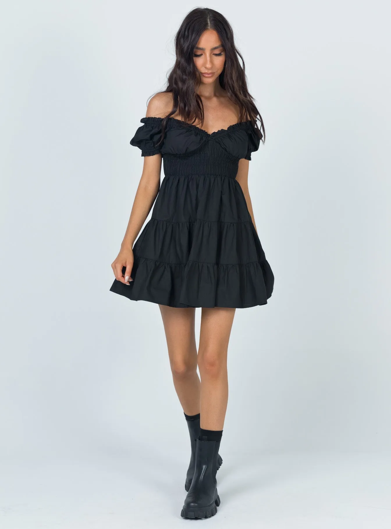 Daniela Mini Dress Black Comfy Fit Wear