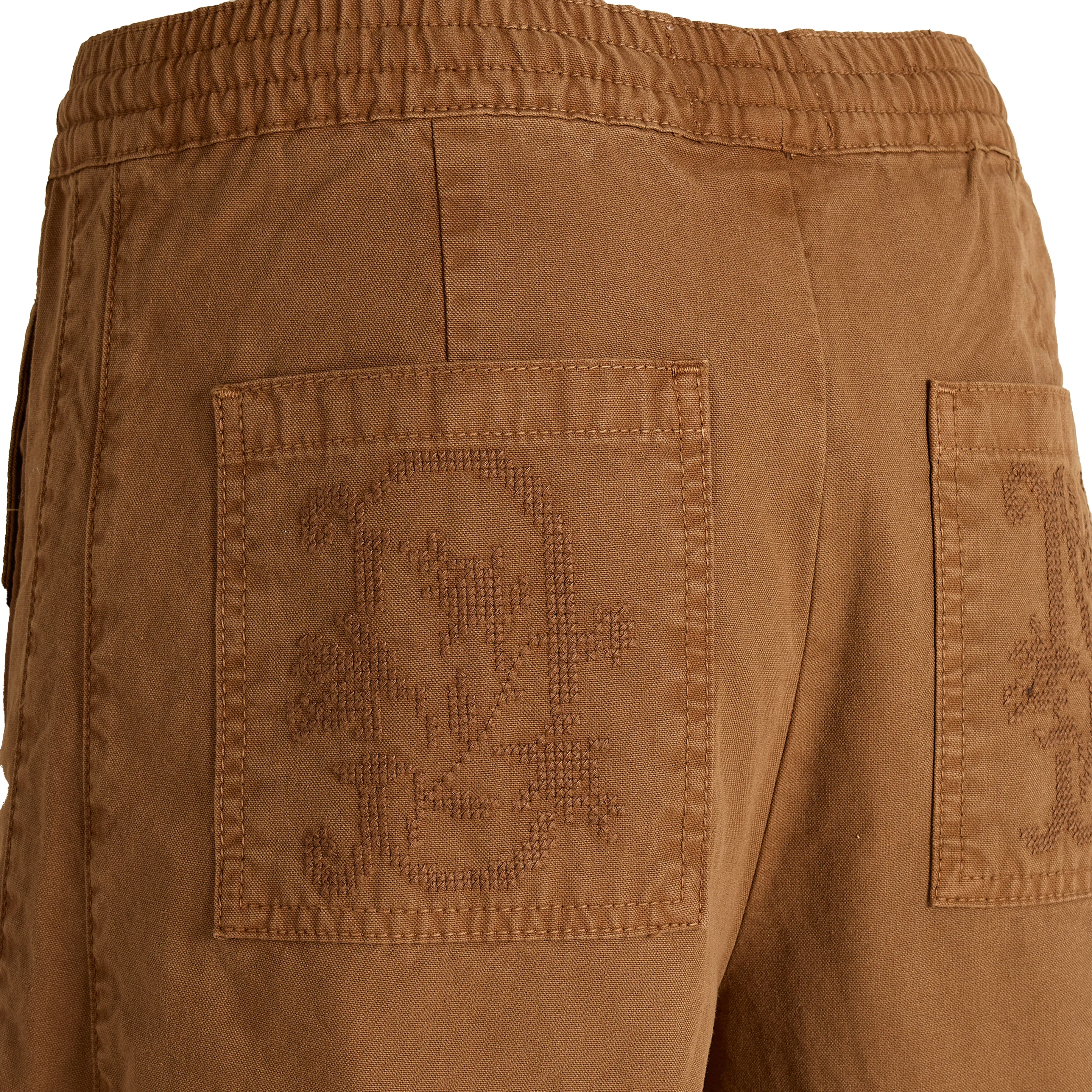 Ventilated Panels Damson Madder Felix Twill Trouser Caramel