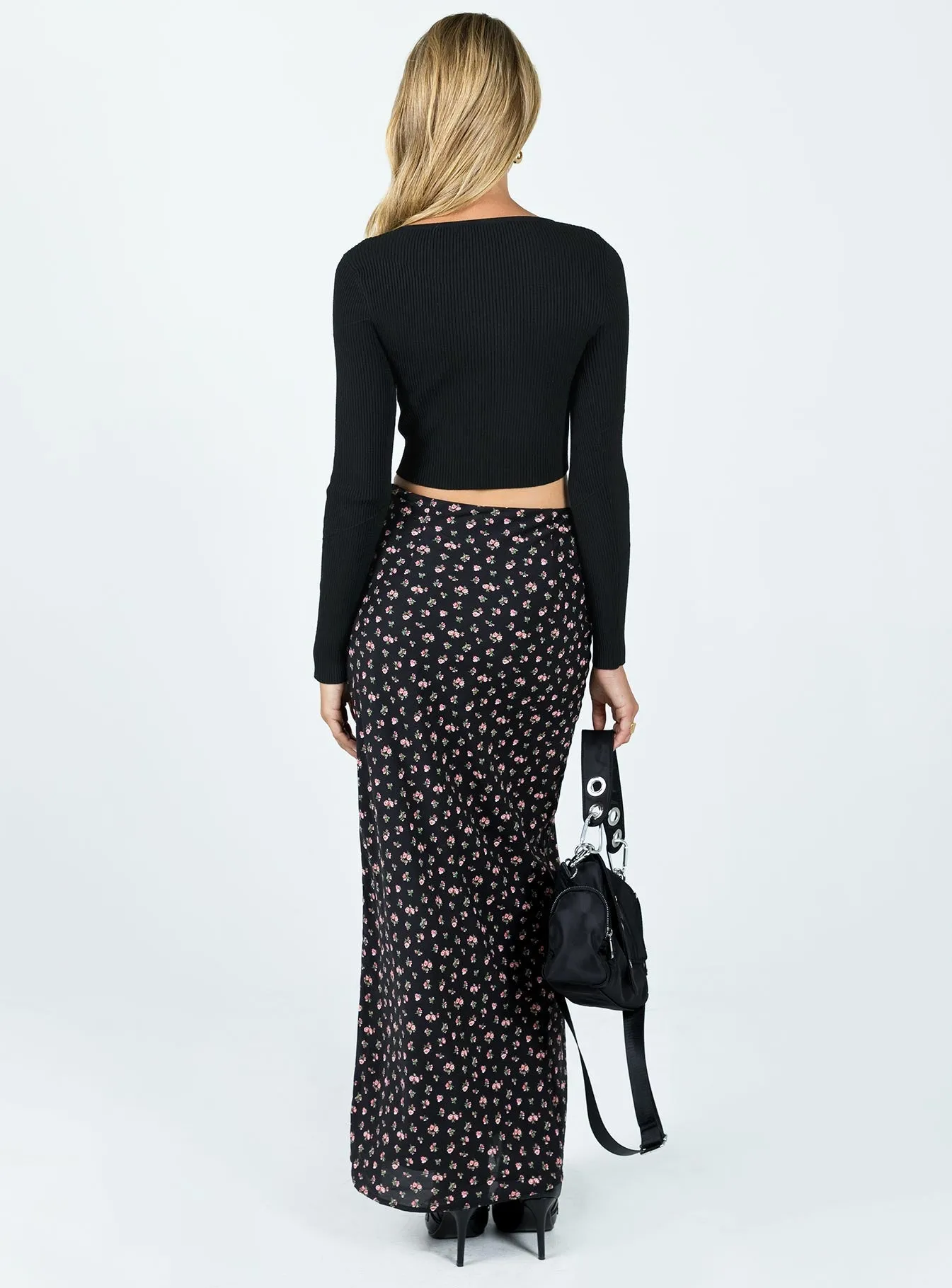 Fast fashion Sariah Maxi Skirt Black