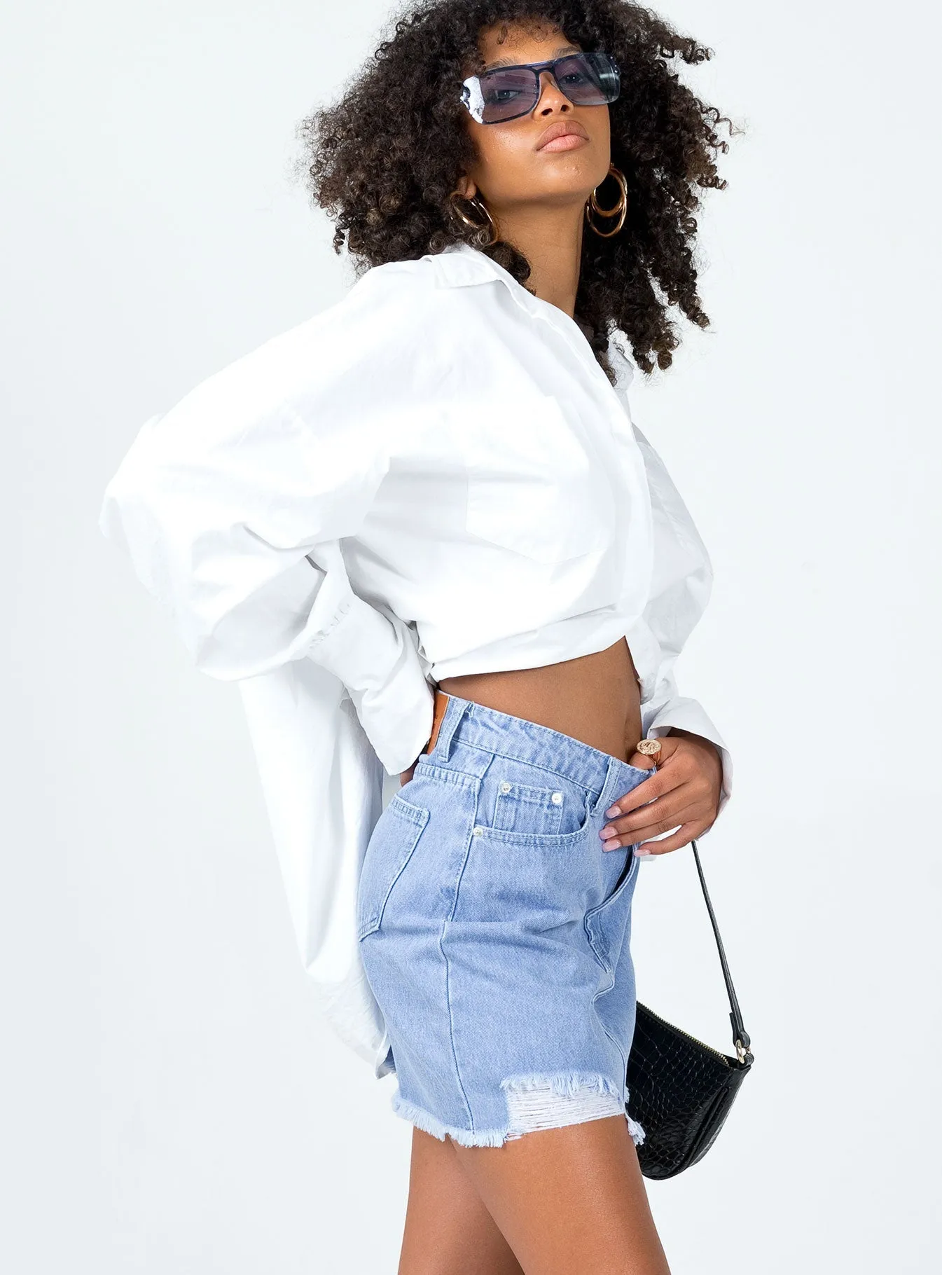 Non see through Giannia Denim Mini Skirt