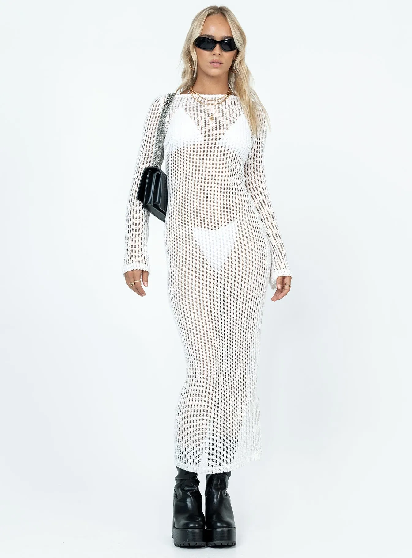 QuickReleaseClasp Bria Maxi Dress White