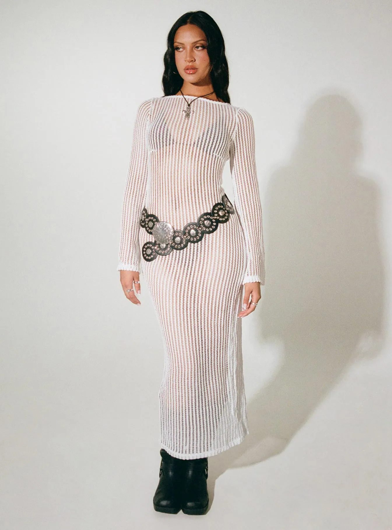 Soft Shape City Style Bria Maxi Dress White