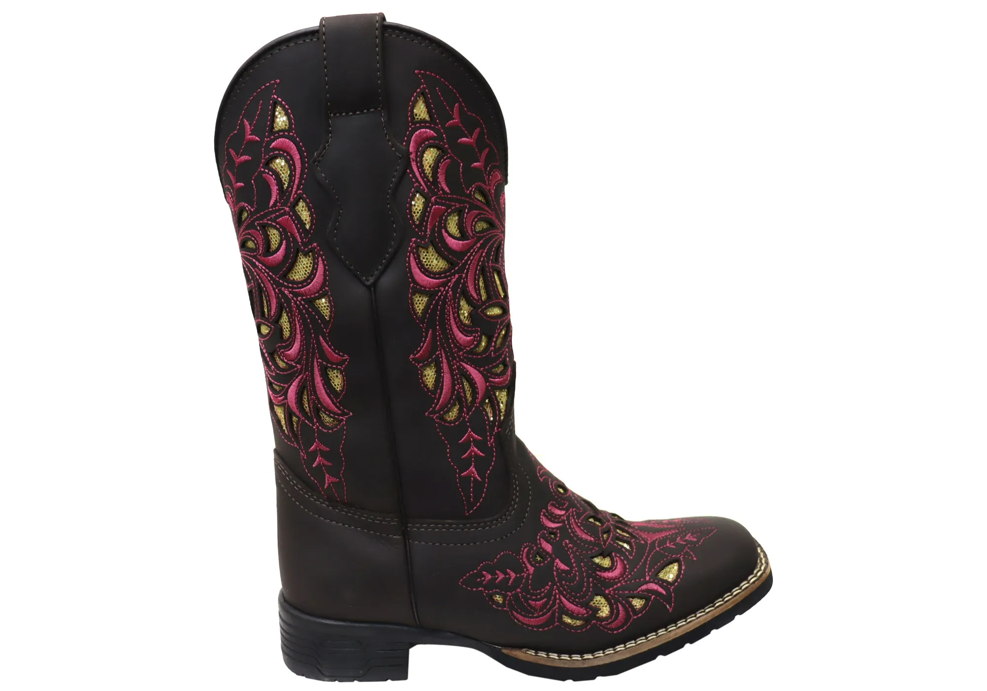 Multi Season D Milton Betsy Womens Comfortable Leather Western Cowboy Boots