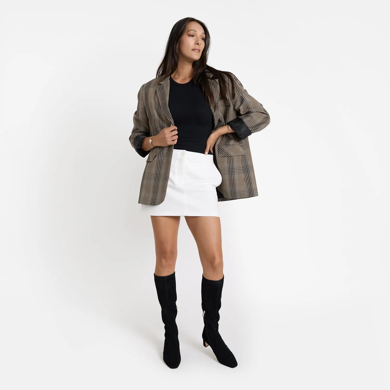 Metal hardware Ultra Soft Dakota Ltd Ed Knee High Boot | Black suede