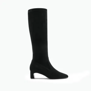 Shockproof Dakota Ltd Ed Knee High Boot | Black suede