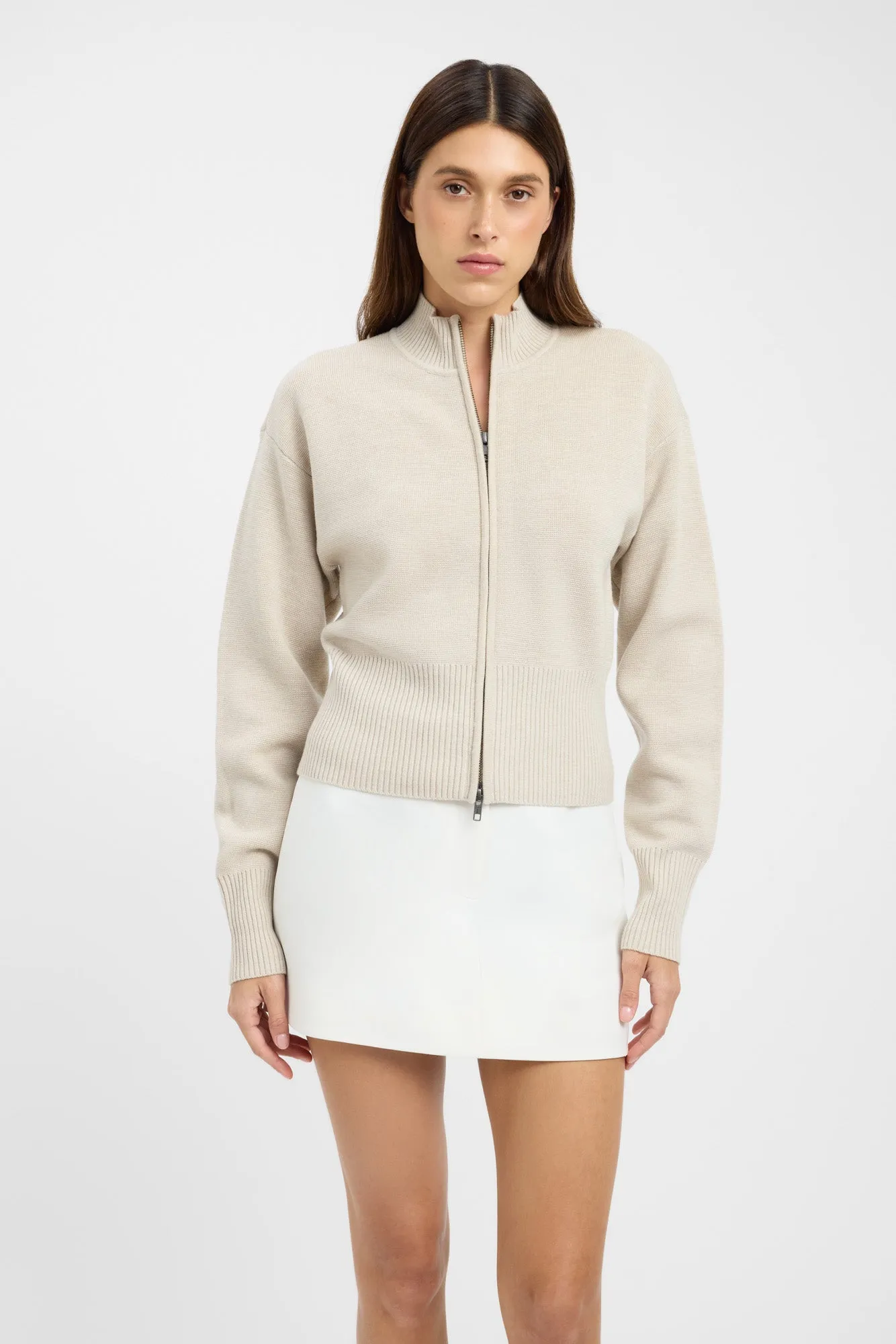 EcoConscious Production Everyday Classic Dalton Zip Cardigan