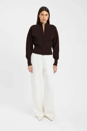FourWay Stretch Fabric Dalton Zip Cardigan