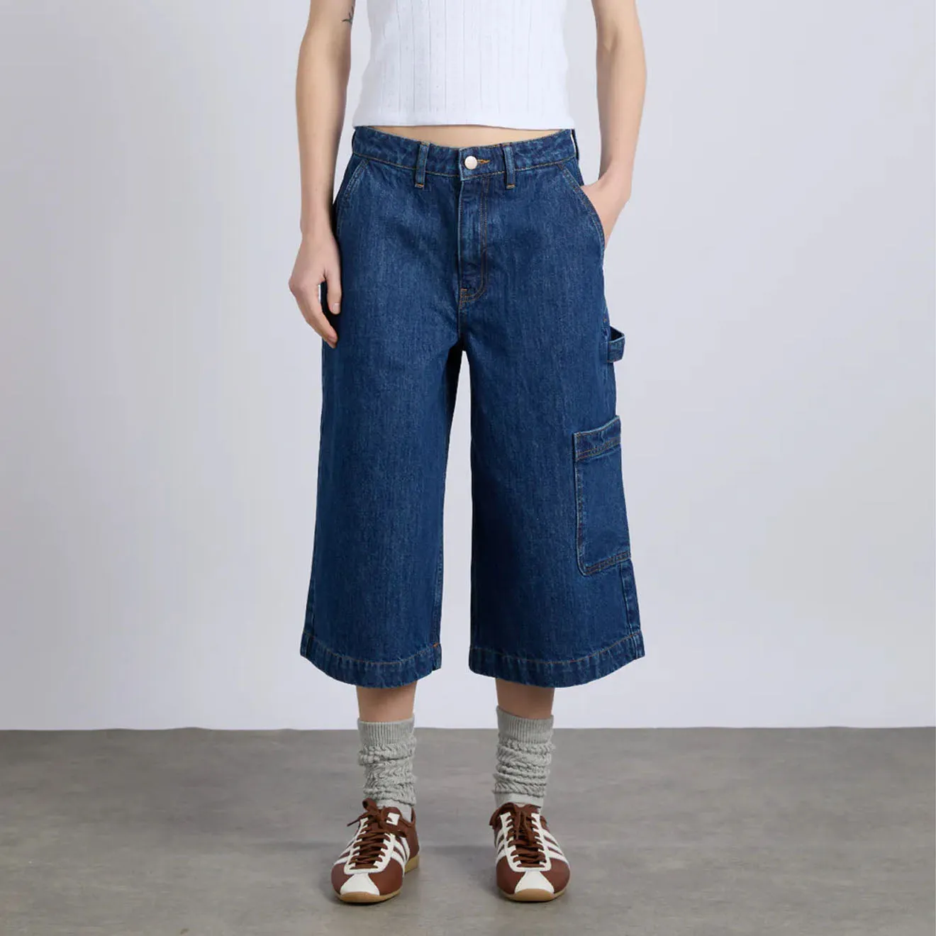 Windproof Design Damson Madder Iza Culotte Texas Wash