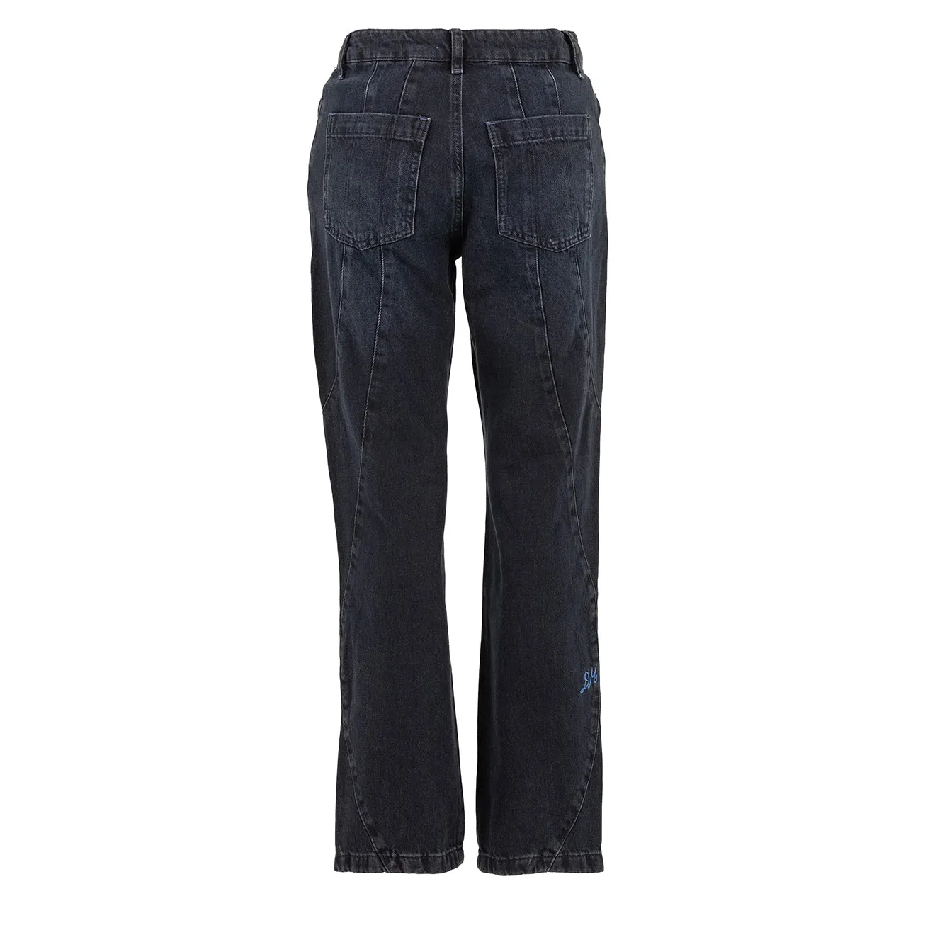 Thermal Insulation Layer Damson Madder Juli Jeans Wavy Seams