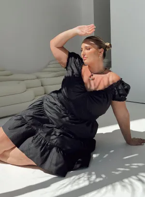 Daniela Mini Dress Black Curve Ready Anytime