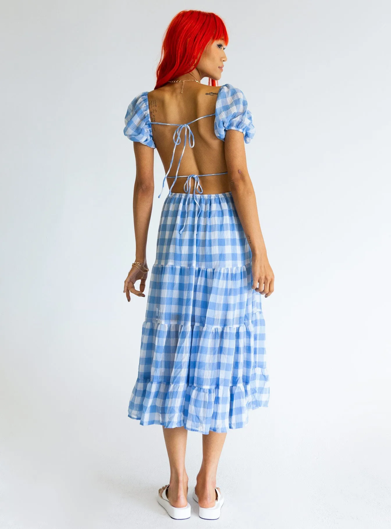 Street Flex Danny Midi Dress Blue