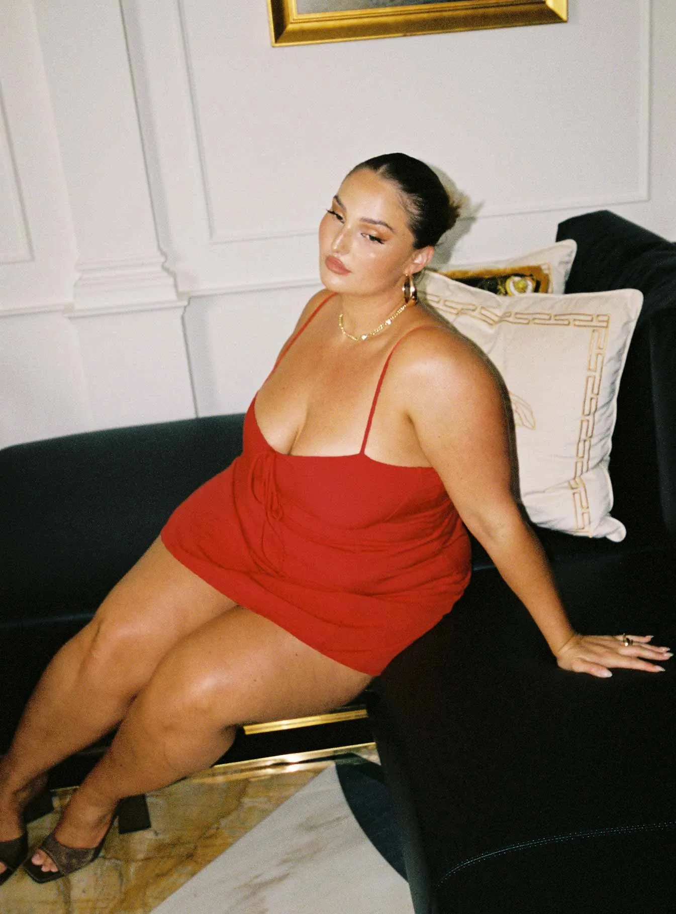 Bride Side All Season Dare Devil Mini Dress Red Curve