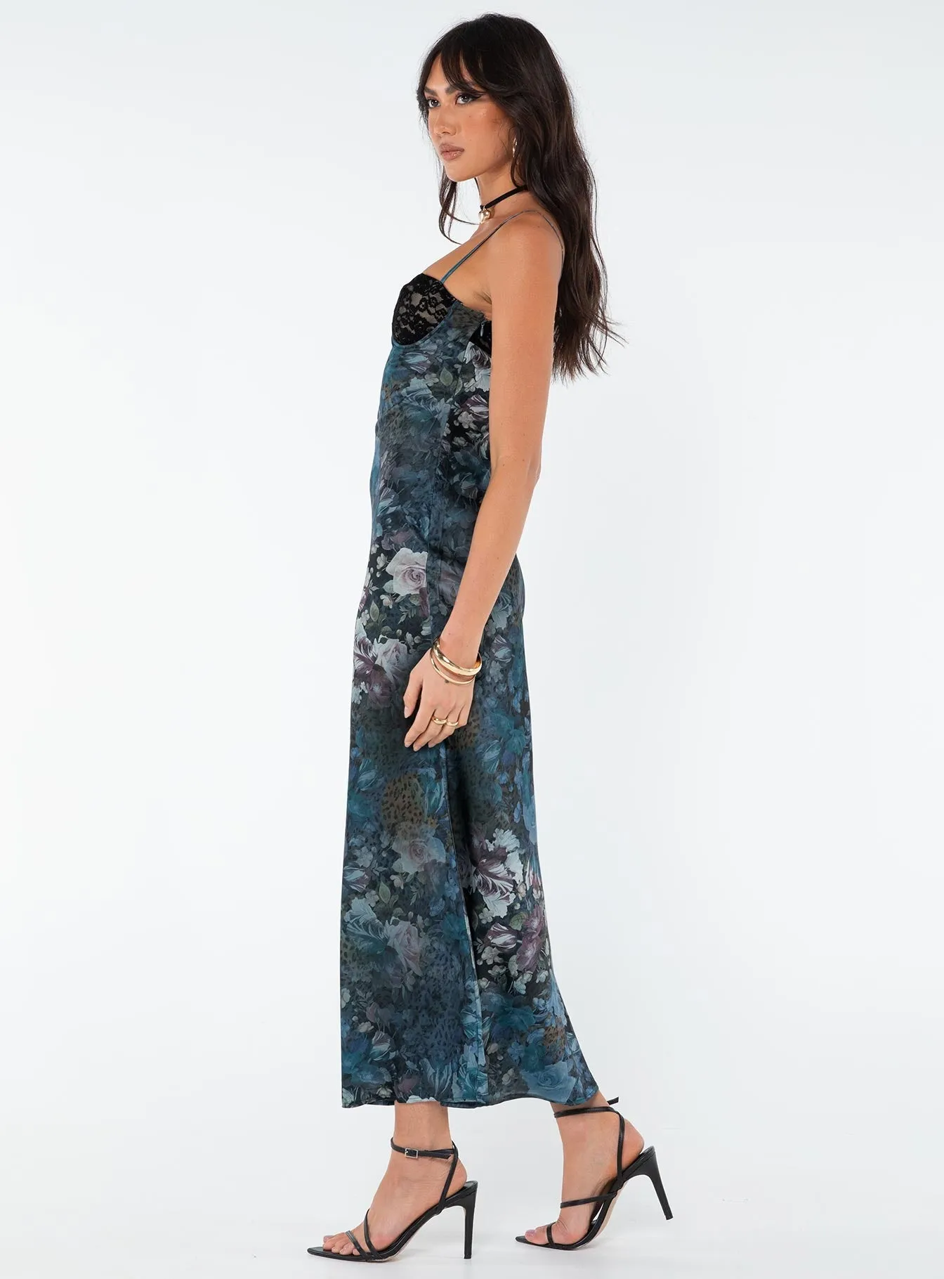 Comfy Wear Darsy Maxi Dress Blue Multi