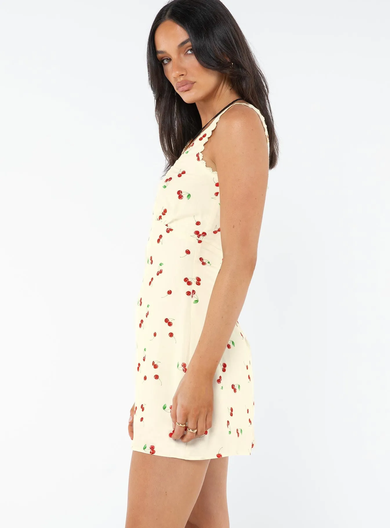 Dasha Mini Dress Cherry Snag-Resistant