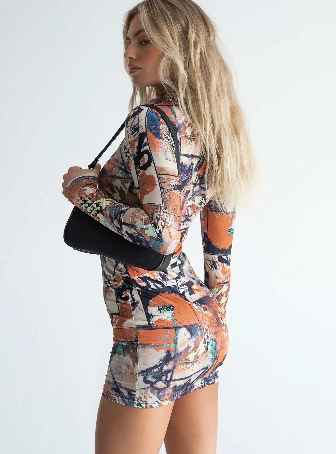 Sleek Feel Deja Mini Dress Multi