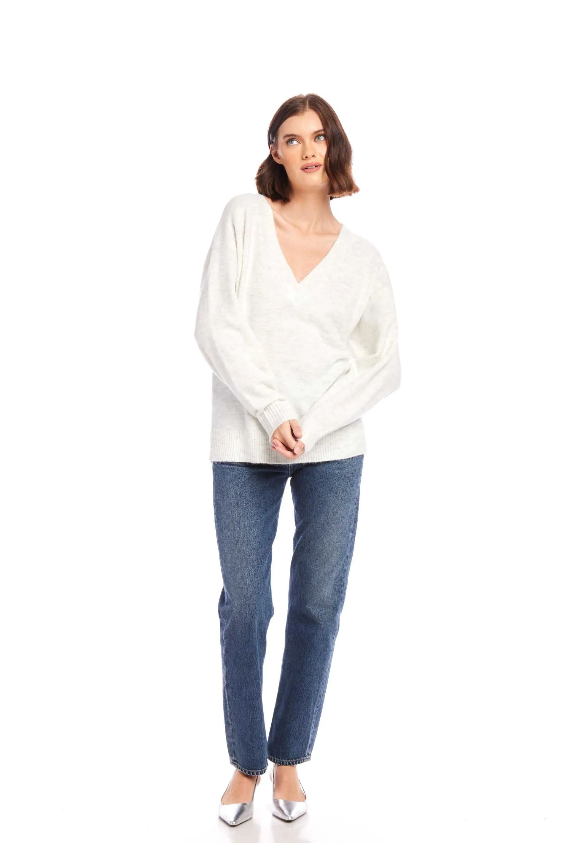 Versatile Casual Look Deliana Oversized Sweater