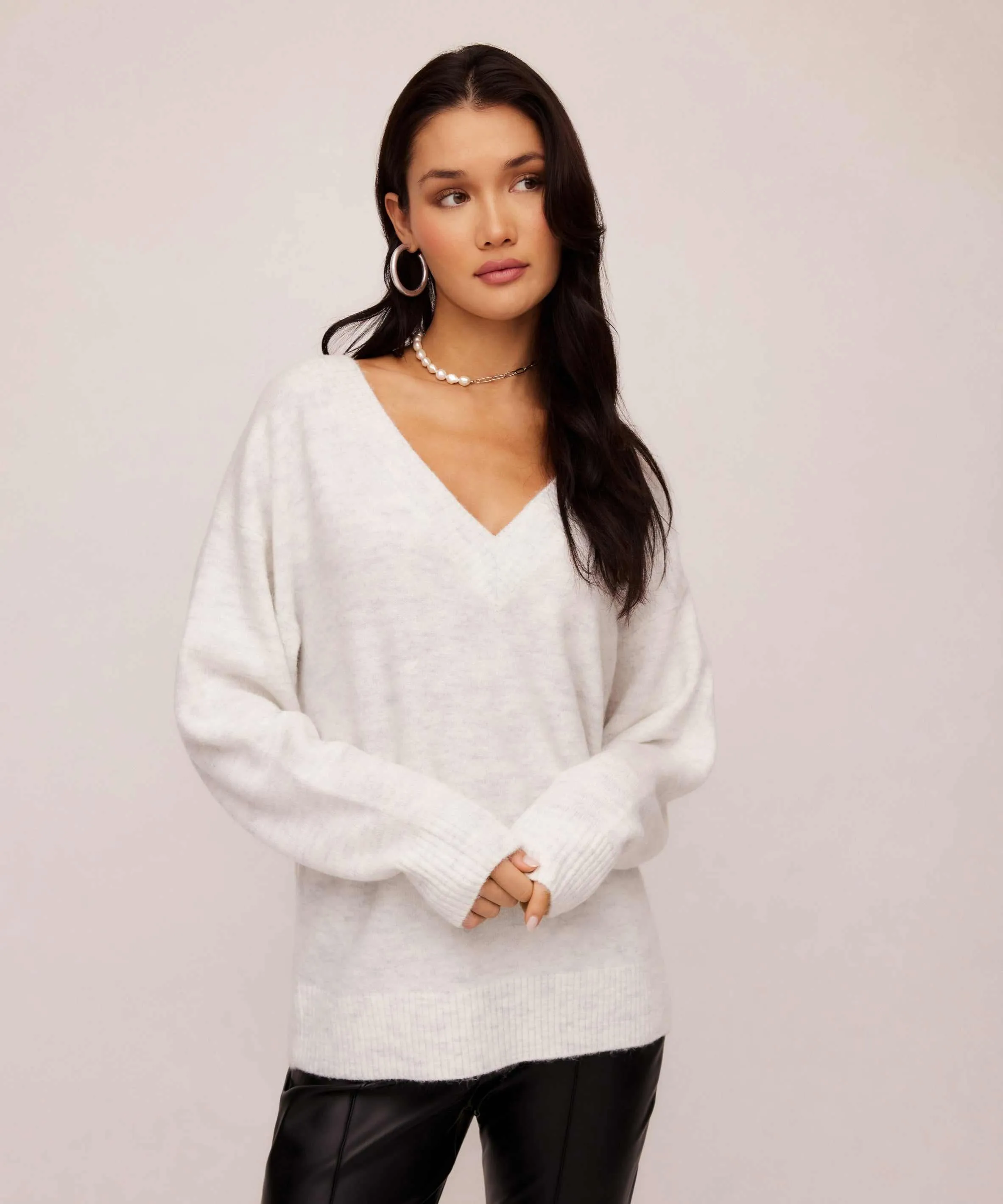 Lounge Outfit Lightweight Knit Deliana Oversized Sweater