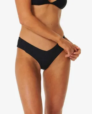 Rip Curl Womens Bikini Bottoms Premium Surf Skimpy Coverage Hipster Taped Neckline warm weather