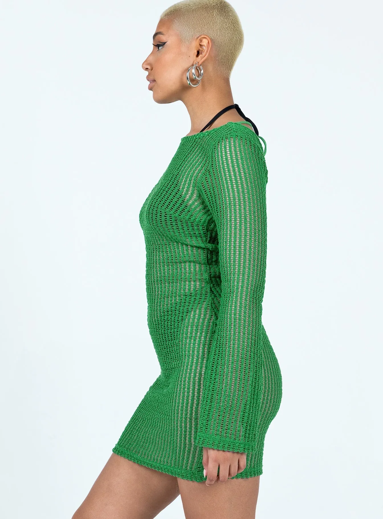 Minimal Tone Dianne Dress Green