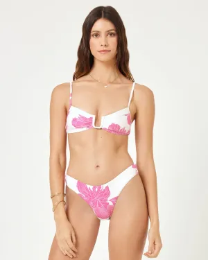 L*Space Womens Bikini Top Peyton Beach Ready Minimalist-Look