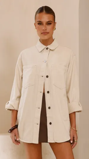 Dixon Jacket - Sand Lightweight Warmth Core