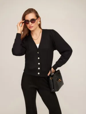 Madeline Cardigan Wrinkle resistant fabric