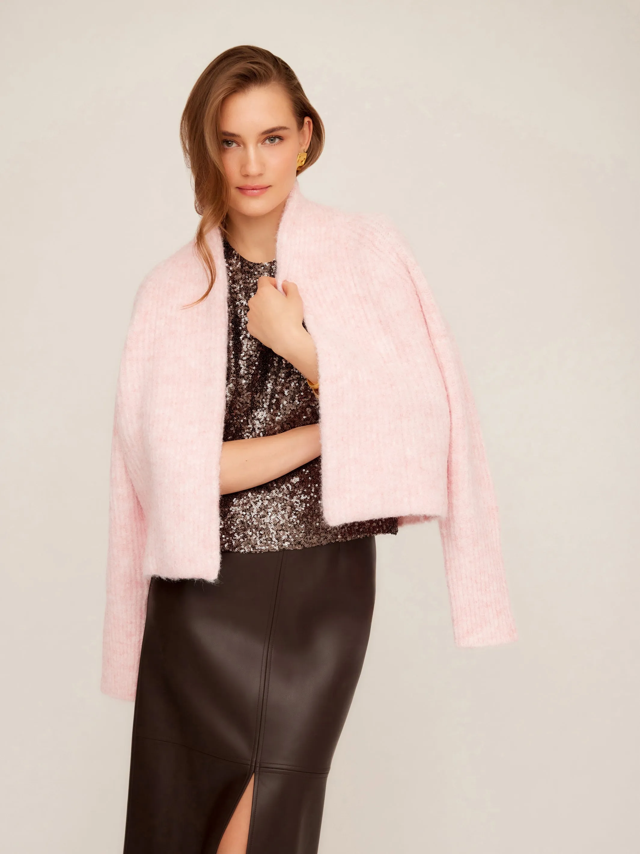 Cely Cropped Cardigan Fall Wardrobe