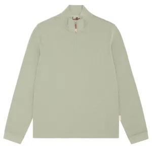 Sealskinz Forncett Long Sleeve Top With Half Zip Green Office Layer Stretchable Material