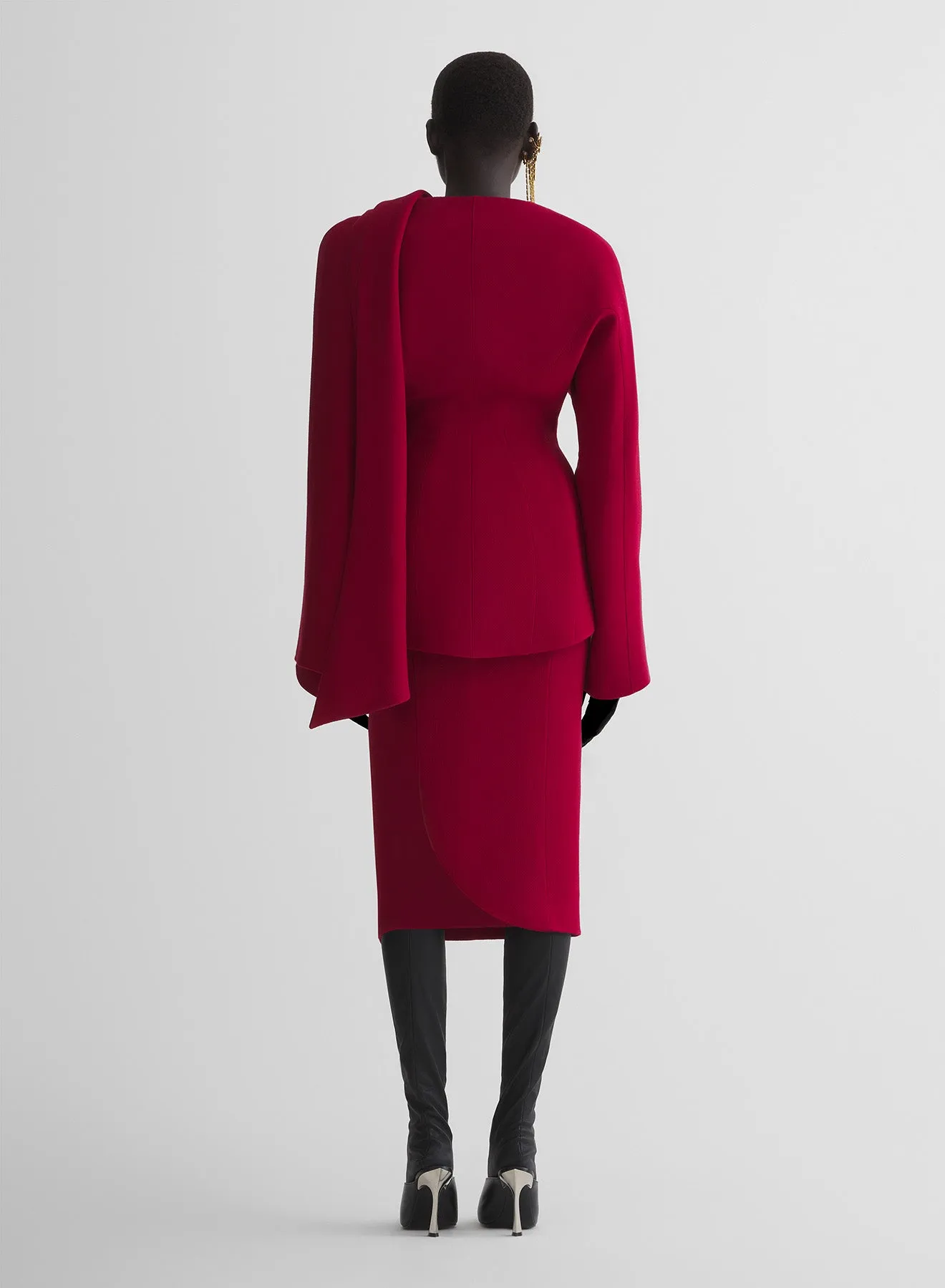 Modern Drop Tail Hem re/edit chim??re jacket